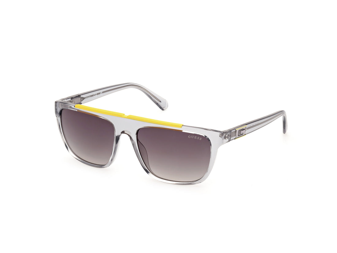 Solglasögon guess gu00122 20b gris masculino storlek 57mm - Huvudvy