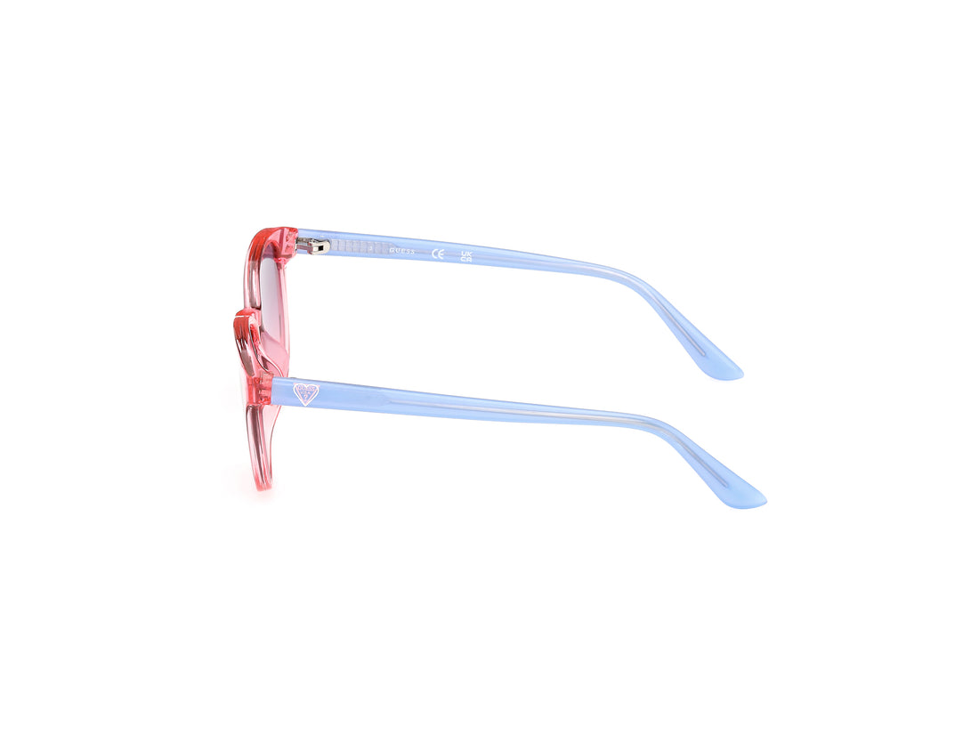 Sunglasses guess gu00126 72z rosa cat eye infantil size 49mm - Detailed view