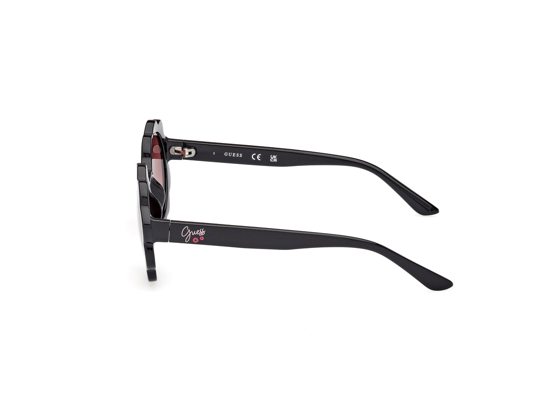 Sunglasses guess gu00127 01f negro round infantil size 45mm - Detailed view