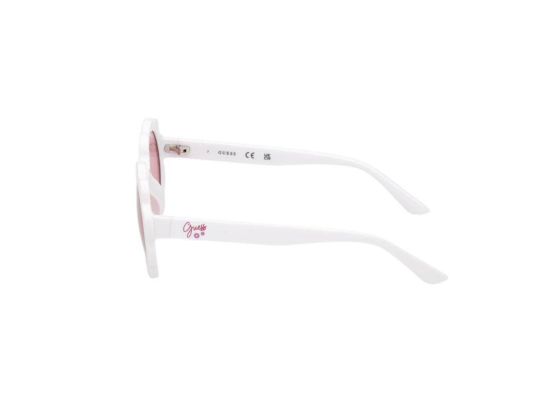 Sunglasses guess gu00127 21s blanco round infantil size 45mm - Detailed view