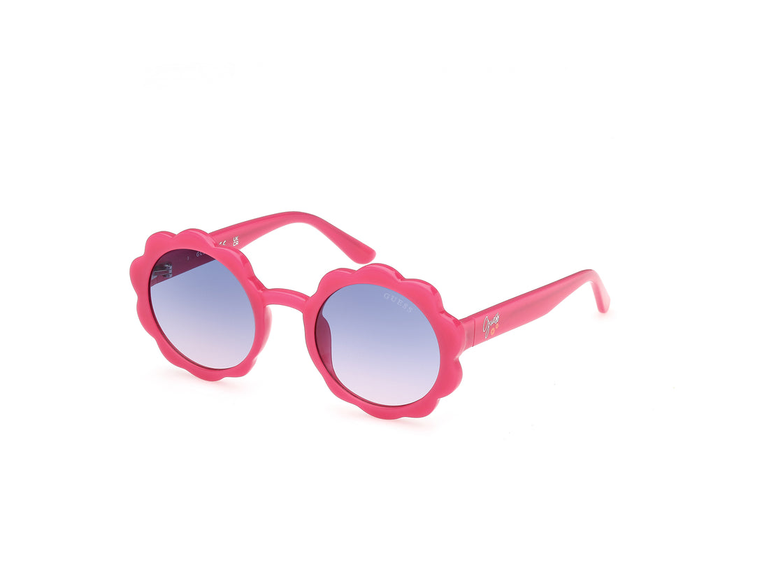 Sunglasses guess gu00127 72z rosa round infantil size 45mm - Main view