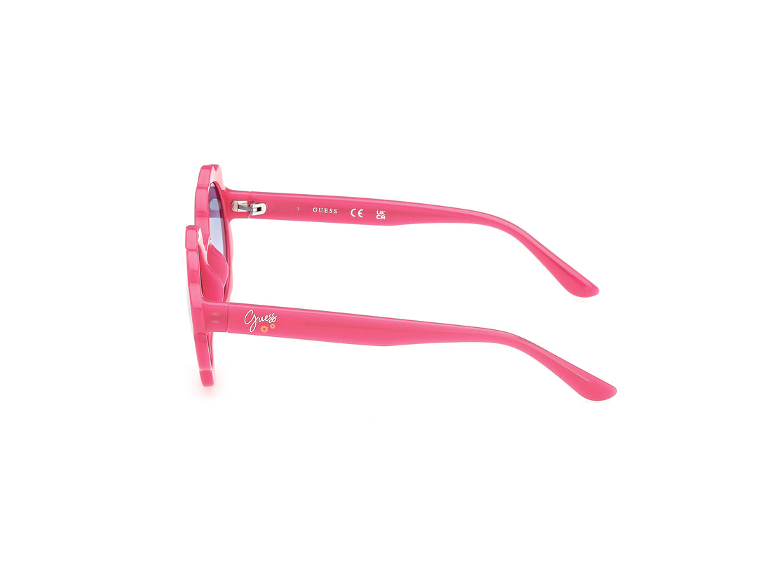 Sunglasses guess gu00127 72z rosa round infantil size 45mm - Detailed view