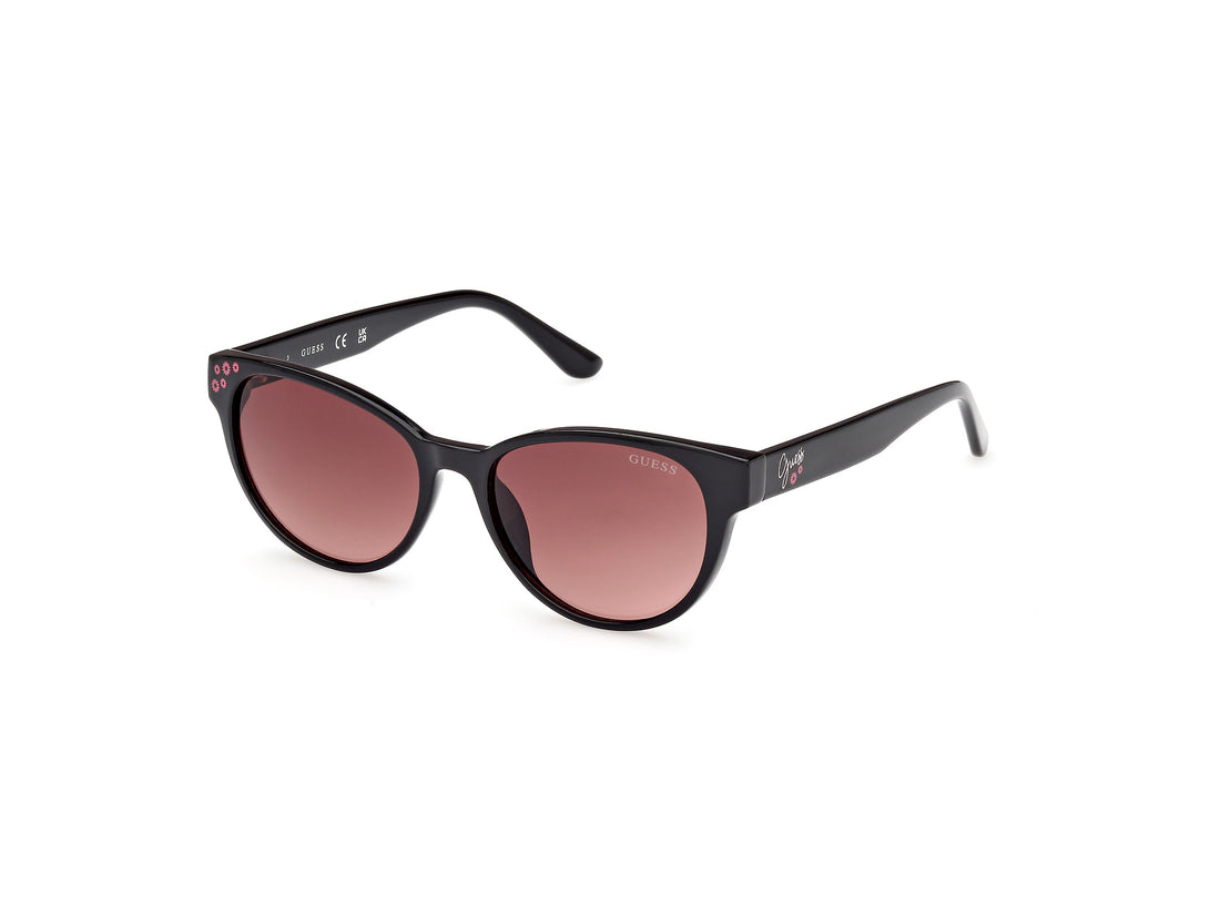 Sunglasses guess gu00128 01f negro cat eye infantil size 49mm - Main view