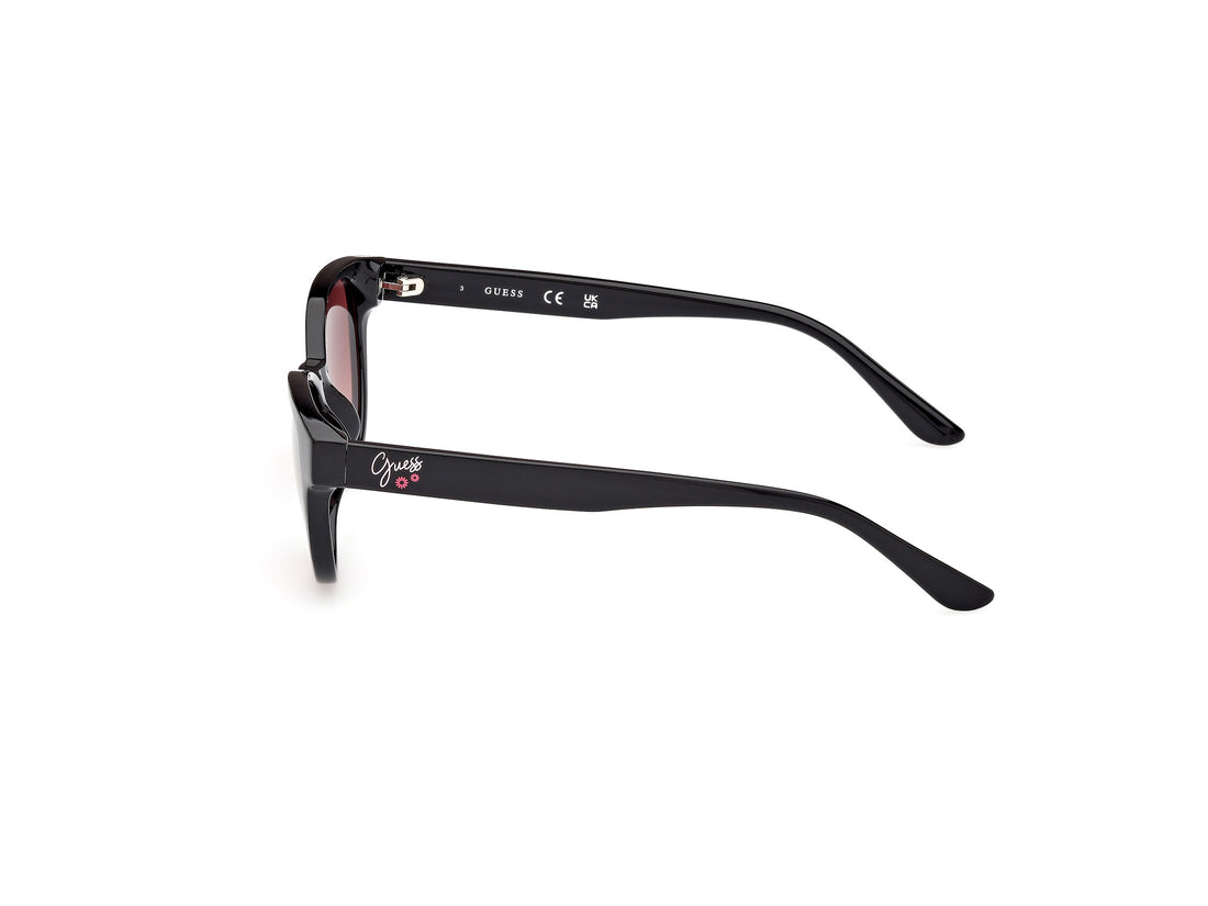 Sunglasses guess gu00128 01f negro cat eye infantil size 49mm - Detailed view