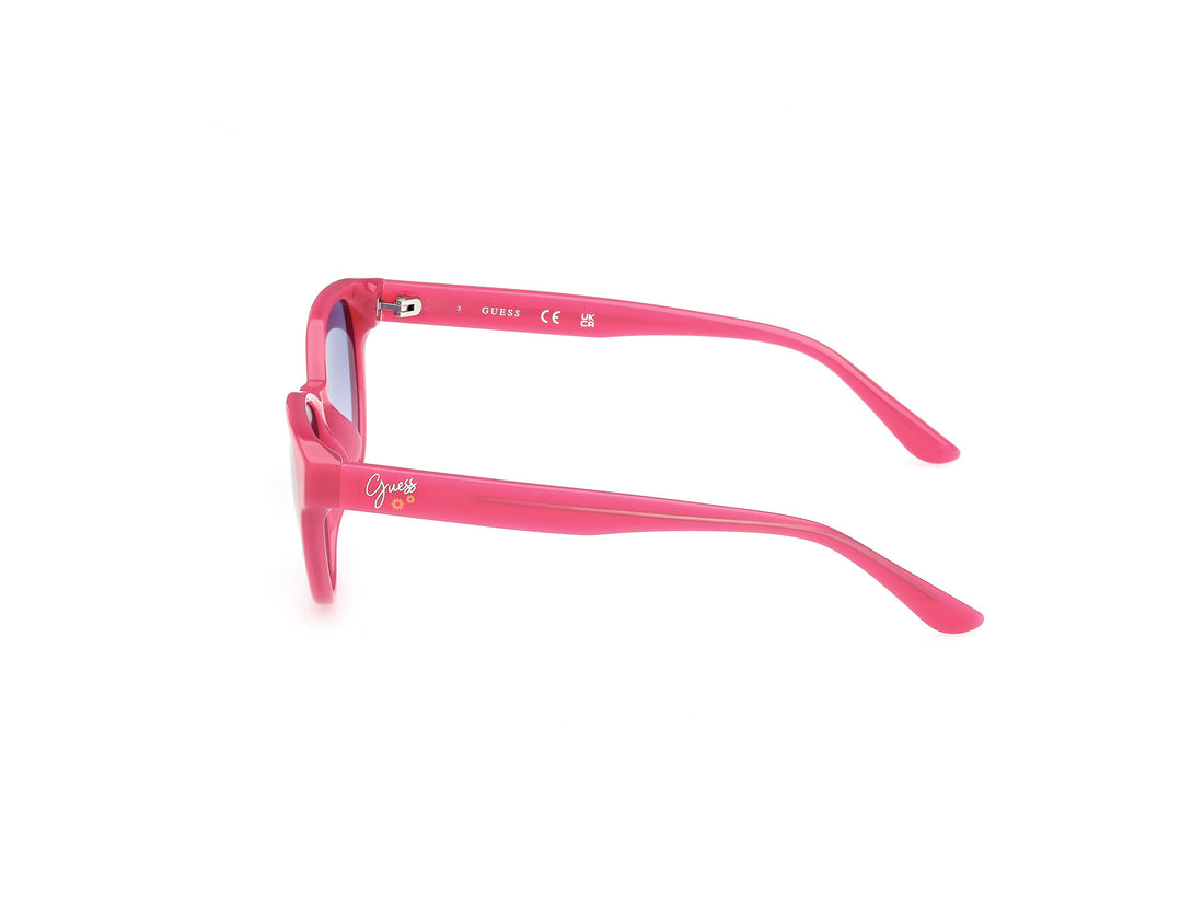Sunglasses guess gu00128 72z rosa cat eye infantil size 49mm - Detailed view