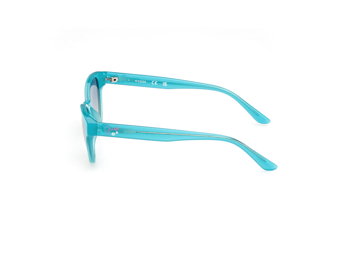 Sunglasses guess gu00128 87w azul cat eye infantil size 49mm - Detailed view