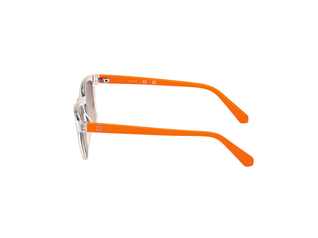Sunglasses guess gu00129 26f transparente square infantil size 49mm - Detailed view