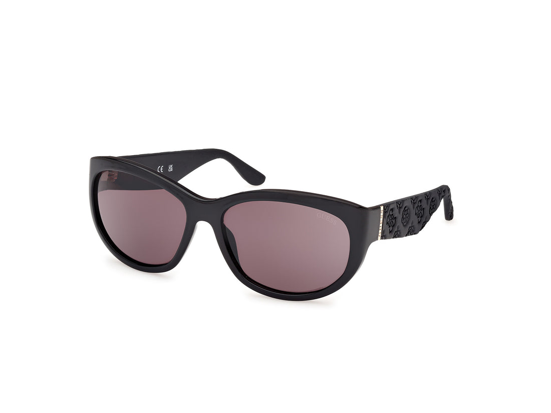 Solglasögon guess gu00131 01a negro oval femenino storlek 60mm - Huvudvy