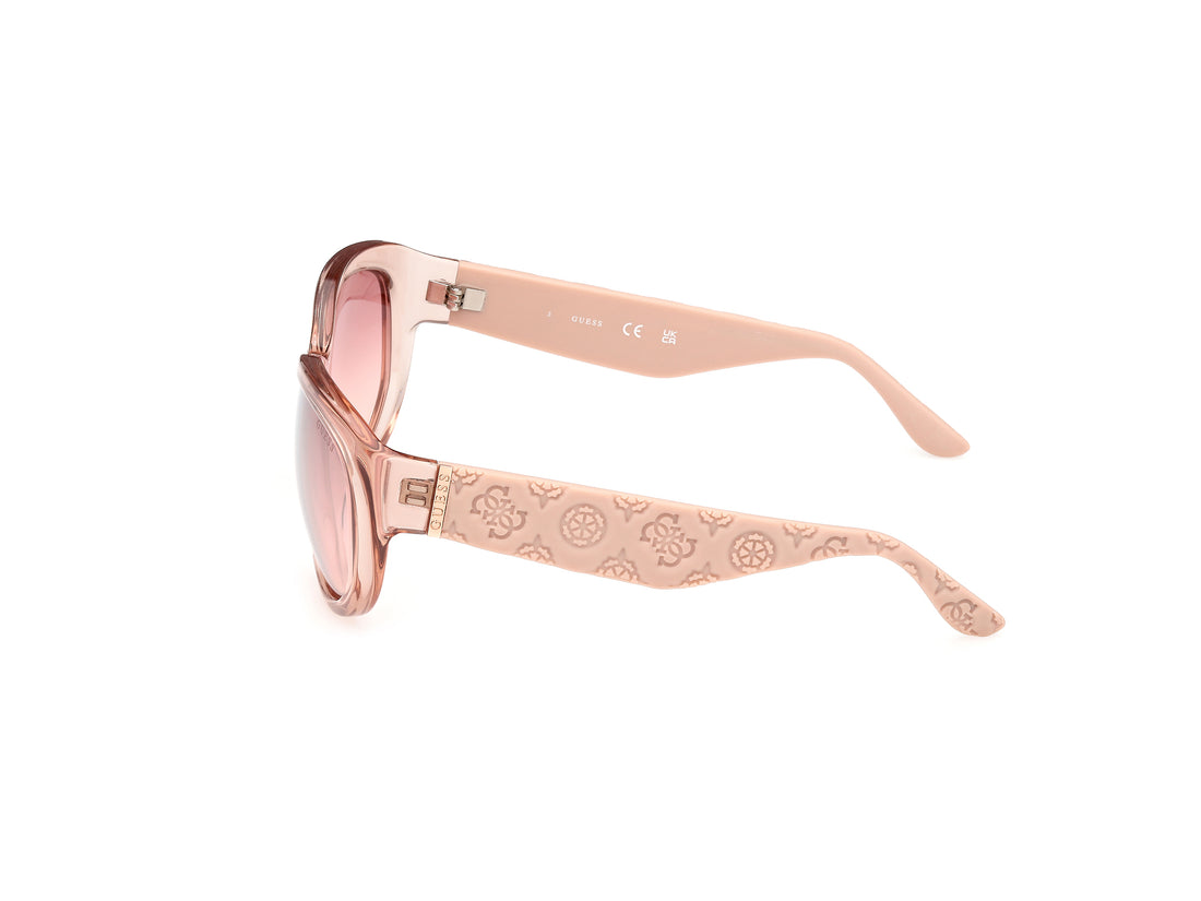 Solglasögon guess gu00131 57u beige oval femenino storlek 60mm - Detaljvy