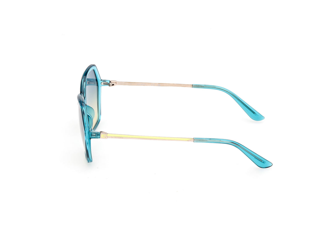 Solglasögon guess gu00134 87w azul geometric femenino storlek 55mm - Detaljvy