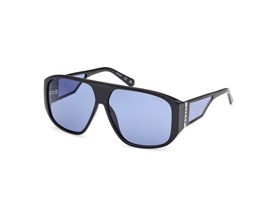Solglasögon guess gu00135 01v negro shield unisex storlek 61mm - Huvudvy