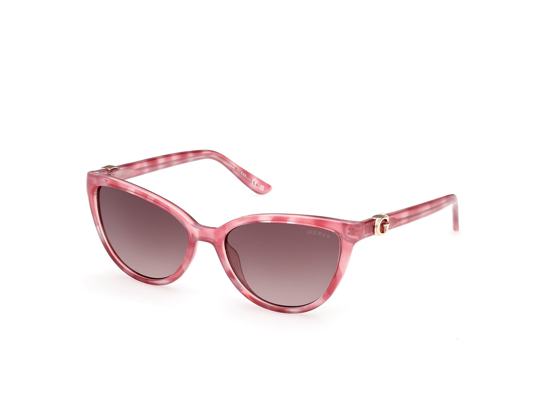 Solglasögon guess gu00189 74f rosa cat eye femenino storlek 55mm - Huvudvy