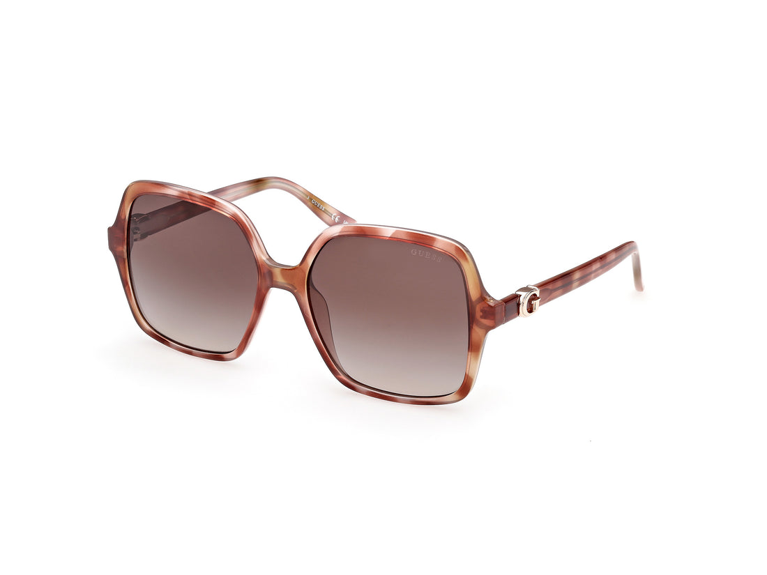 Solglasögon guess gu00190 47f marron square femenino storlek 57mm - Huvudvy