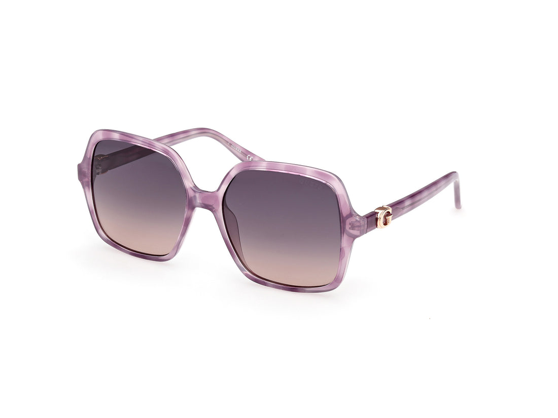Solglasögon guess gu00190 80z violeta square femenino storlek 57mm - Huvudvy