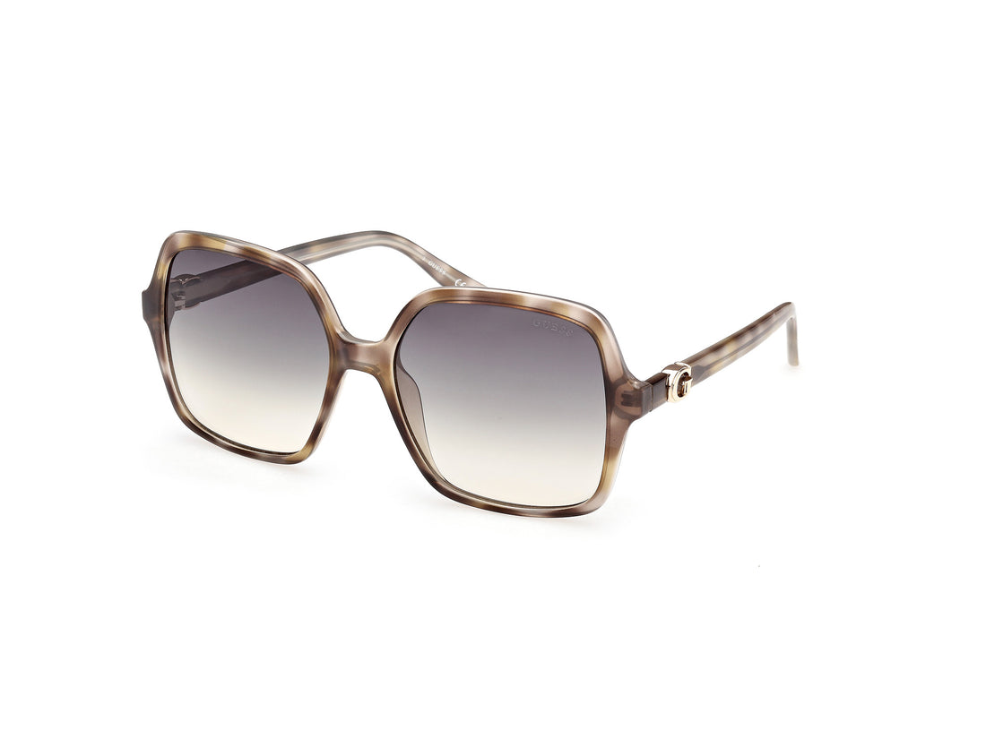 Solglasögon guess gu00190 95p verde square femenino storlek 57mm - Huvudvy