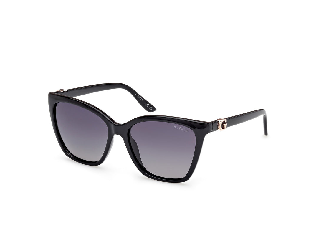 Solglasögon guess gu00191 01d negro square femenino storlek 56mm - Huvudvy