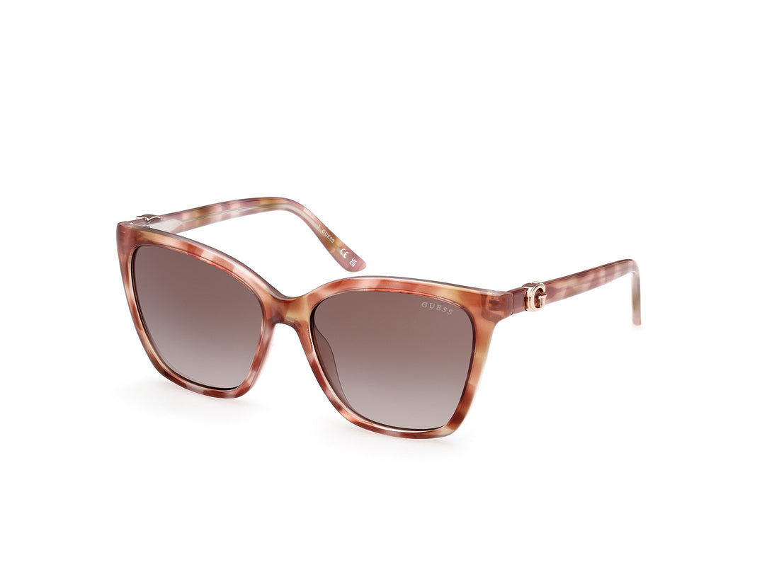 Solglasögon guess gu00191 47f marron square femenino storlek 56mm - Huvudvy