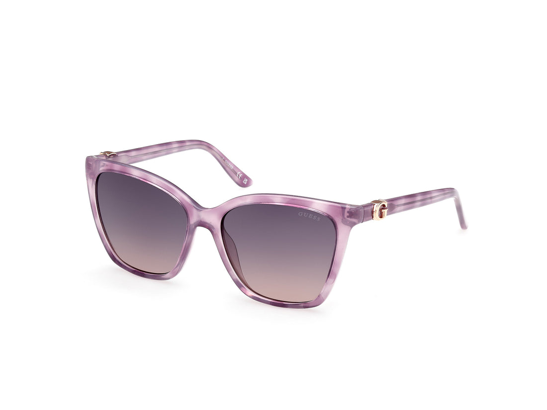 Solglasögon guess gu00191 80z violeta square femenino storlek 56mm - Huvudvy