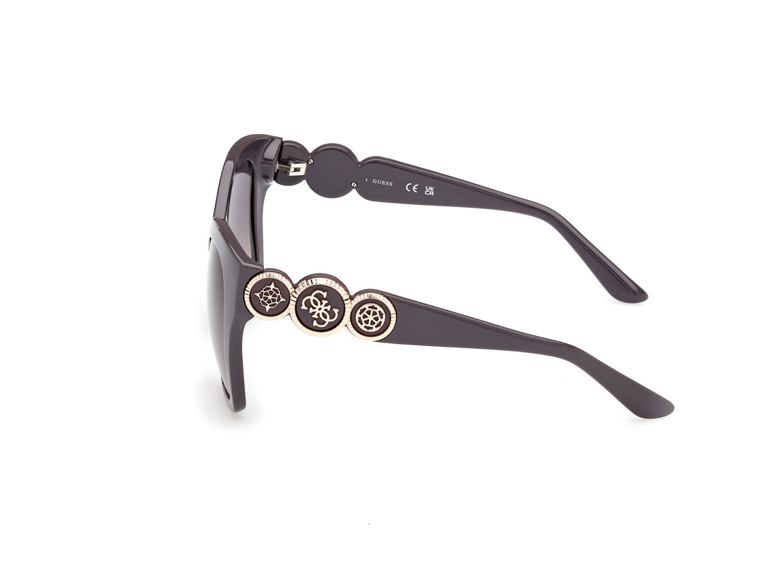 Occhiali da sole guess gu00197 20b gris butterfly femenino taglia 55mm - Vista dettagliata