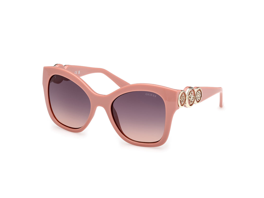 Solglasögon guess gu00197 72f rosa butterfly femenino storlek 55mm - Huvudvy
