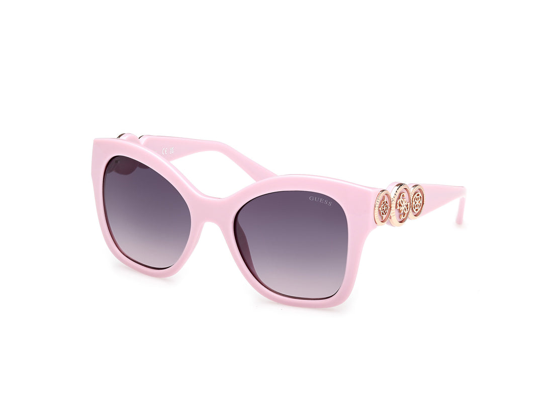Solglasögon guess gu00197 78z violeta butterfly femenino storlek 55mm - Huvudvy