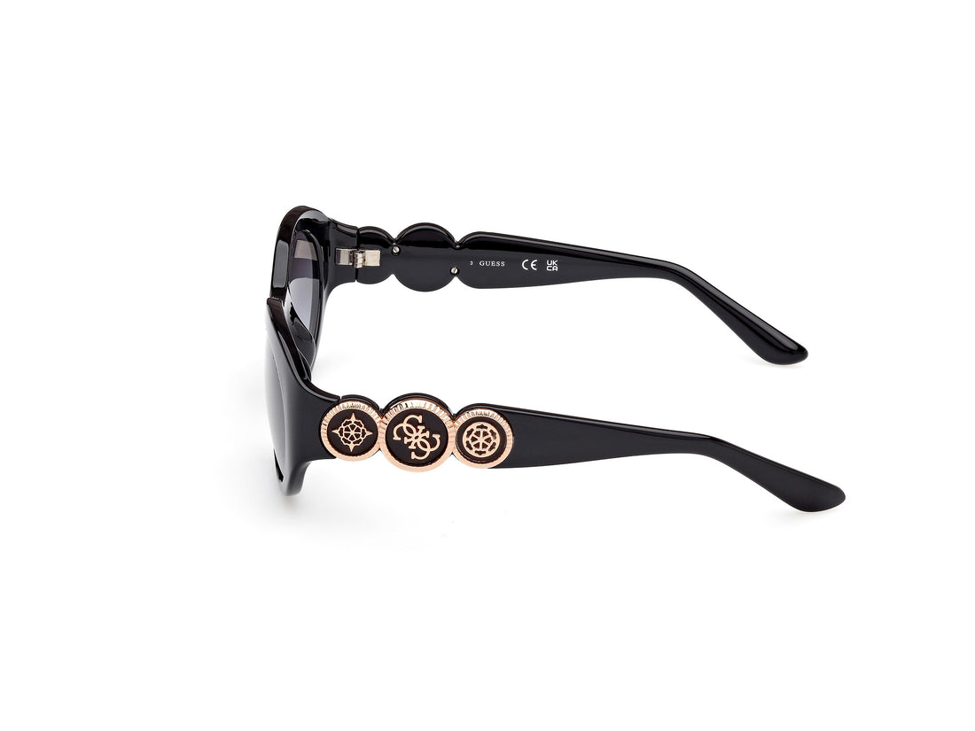 Solglasögon guess gu00198-h 01b negro oval femenino storlek 53mm - Detaljvy