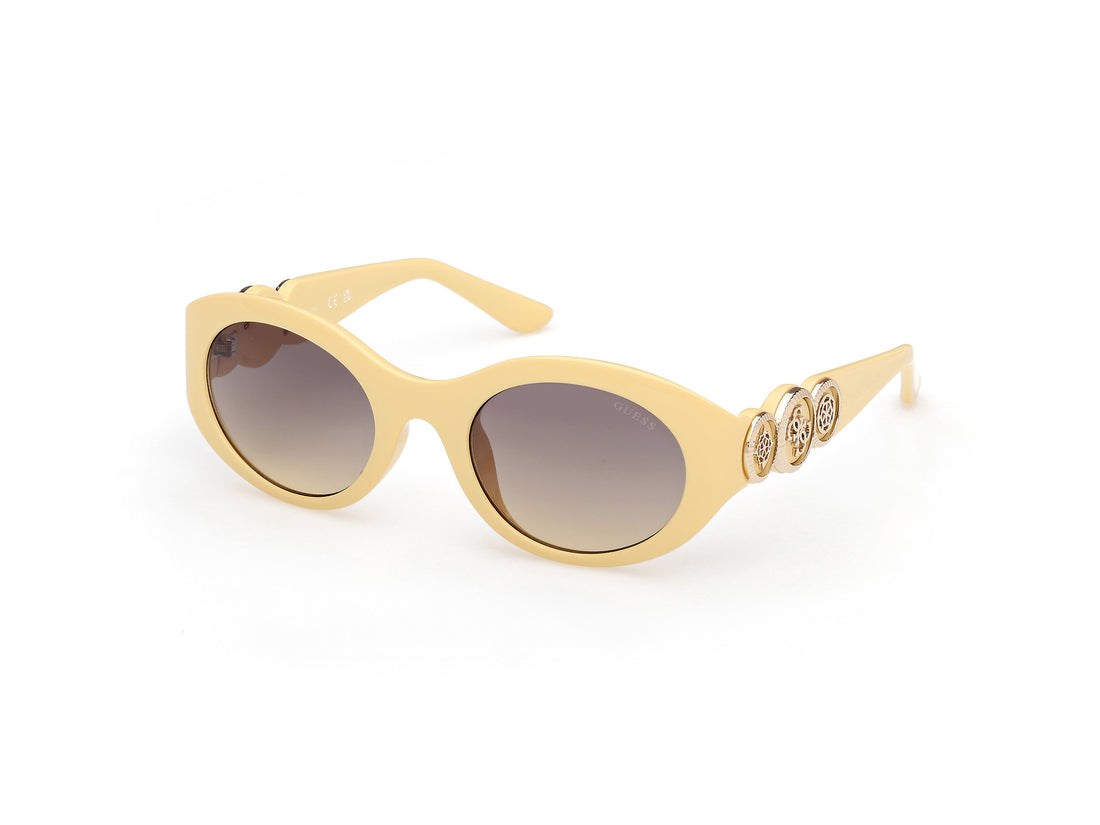 Solglasögon guess gu00198-h 39b amarillo oval femenino storlek 53mm - Huvudvy