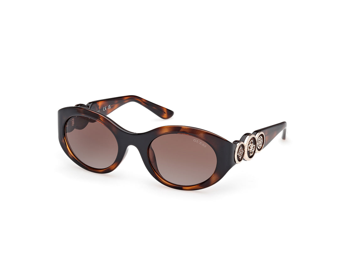 Solglasögon guess gu00198-h 52f havana oval femenino storlek 53mm - Huvudvy