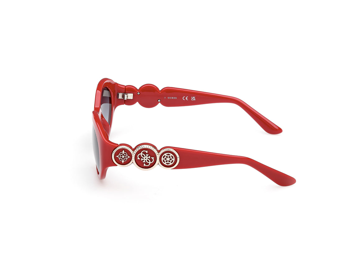 Solglasögon guess gu00198-h 66b rojo oval femenino storlek 53mm - Detaljvy