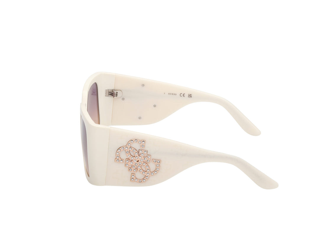 Occhiali da sole guess gu00201-h 21z blanco square femenino taglia 53mm - Vista dettagliata