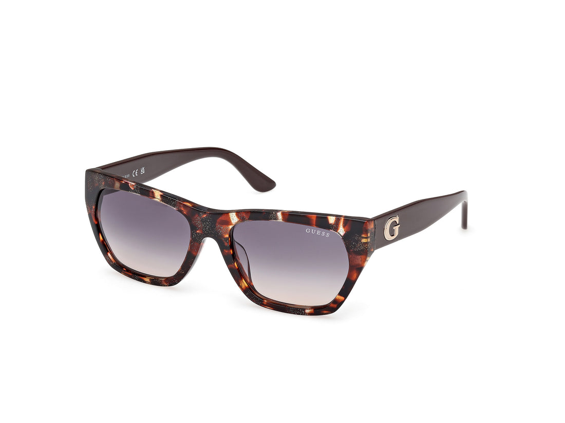 Solglasögon guess gu00203-h 52b havana geometric femenino storlek 56mm - Huvudvy