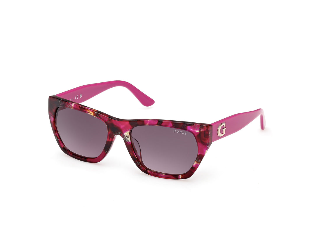 Solglasögon guess gu00203-h 78f violeta geometric femenino storlek 56mm - Huvudvy