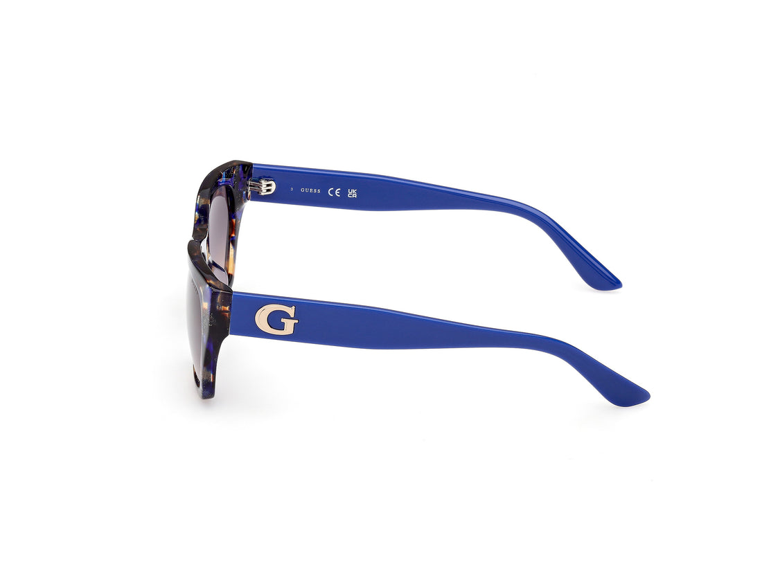 Solglasögon guess gu00203-h 92f azul geometric femenino storlek 56mm - Detaljvy