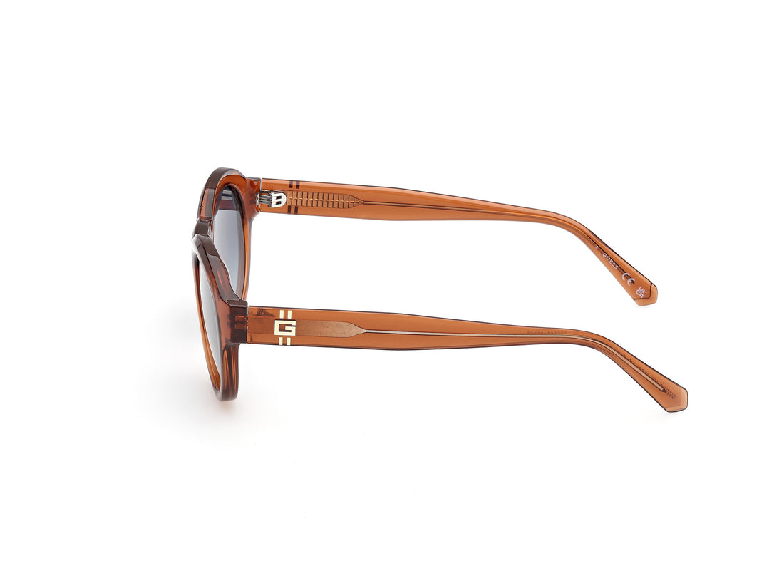 Occhiali da sole guess gu00205 48w marron round masculino taglia 49mm - Vista dettagliata