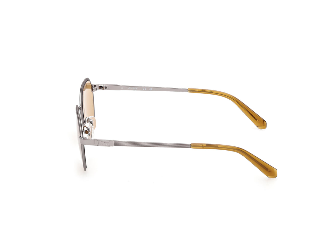 Sonnenbrillen guess gu00207 09e plateado round masculino größe 51mm - Detailansicht