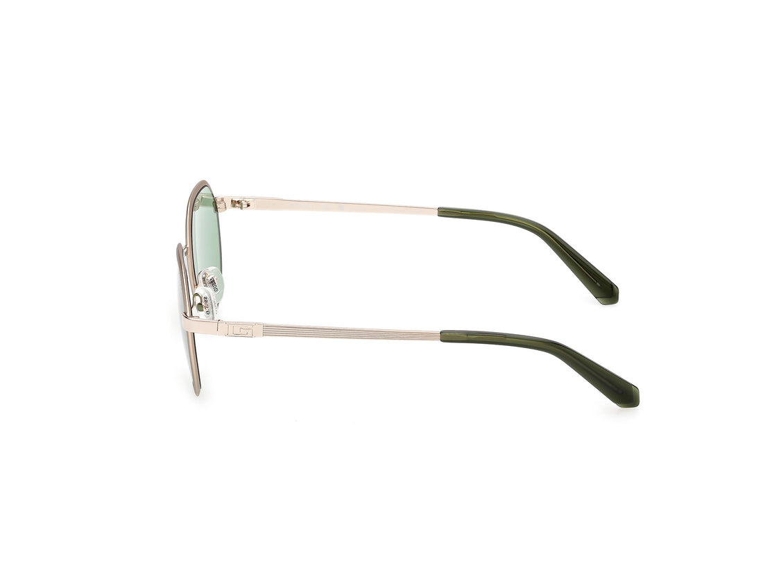 Sonnenbrillen guess gu00207 33n dorado round masculino größe 51mm - Detailansicht