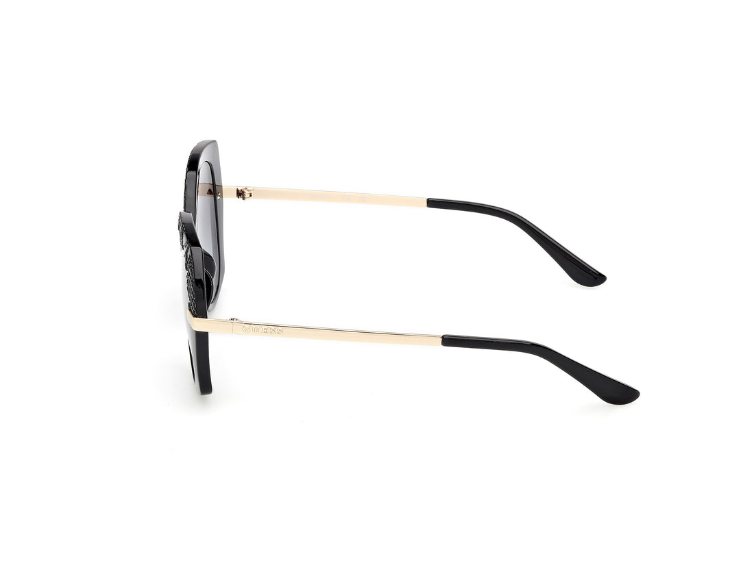 Occhiali da sole guess gu00215 01b negro round femenino taglia 55mm - Vista dettagliata