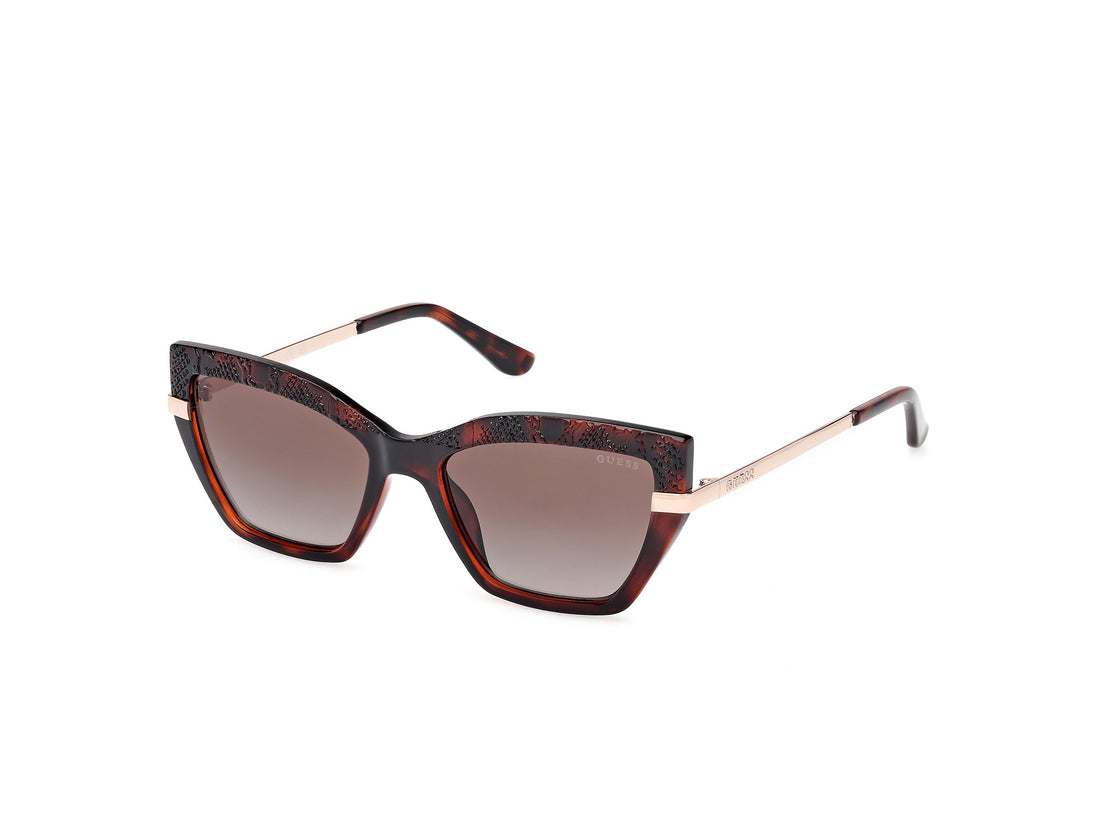 Solglasögon guess gu00216 52f havana rectangular femenino storlek 53mm - Huvudvy