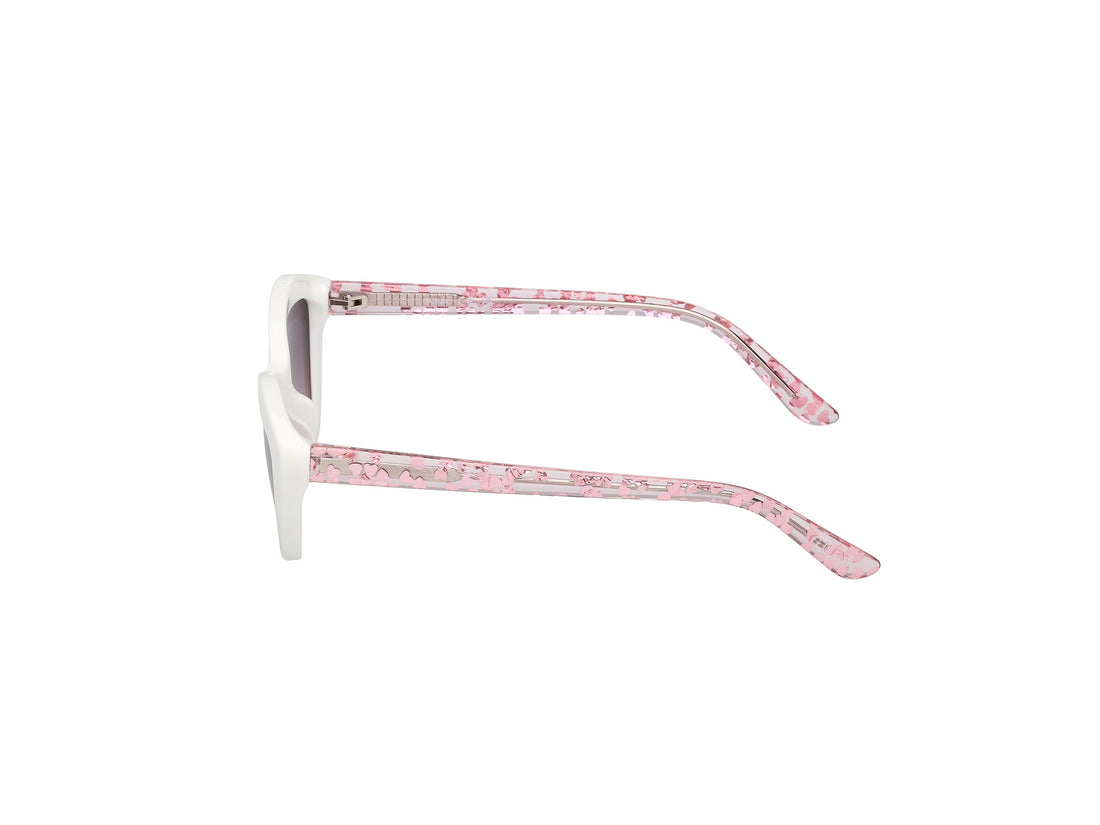 Occhiali da sole guess gu00229 21b blanco geometric femenino taglia 47mm - Vista dettagliata