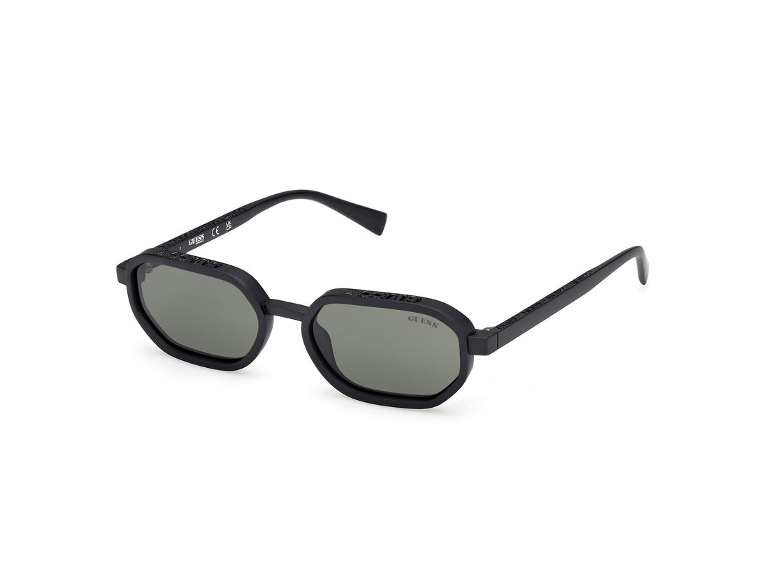 Solglasögon guess gu00233 02n negro geometric unisex storlek 53mm - Huvudvy