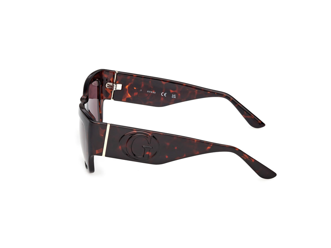 Sunglasses guess gu00252 52e havana square femenino size 54mm - Detailed view