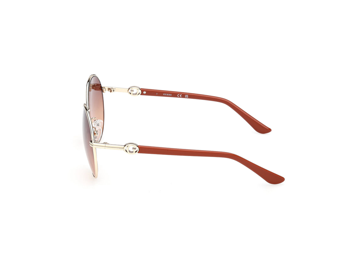 Sonnenbrillen guess gu00260 32f dorado round femenino größe 56mm - Detailansicht