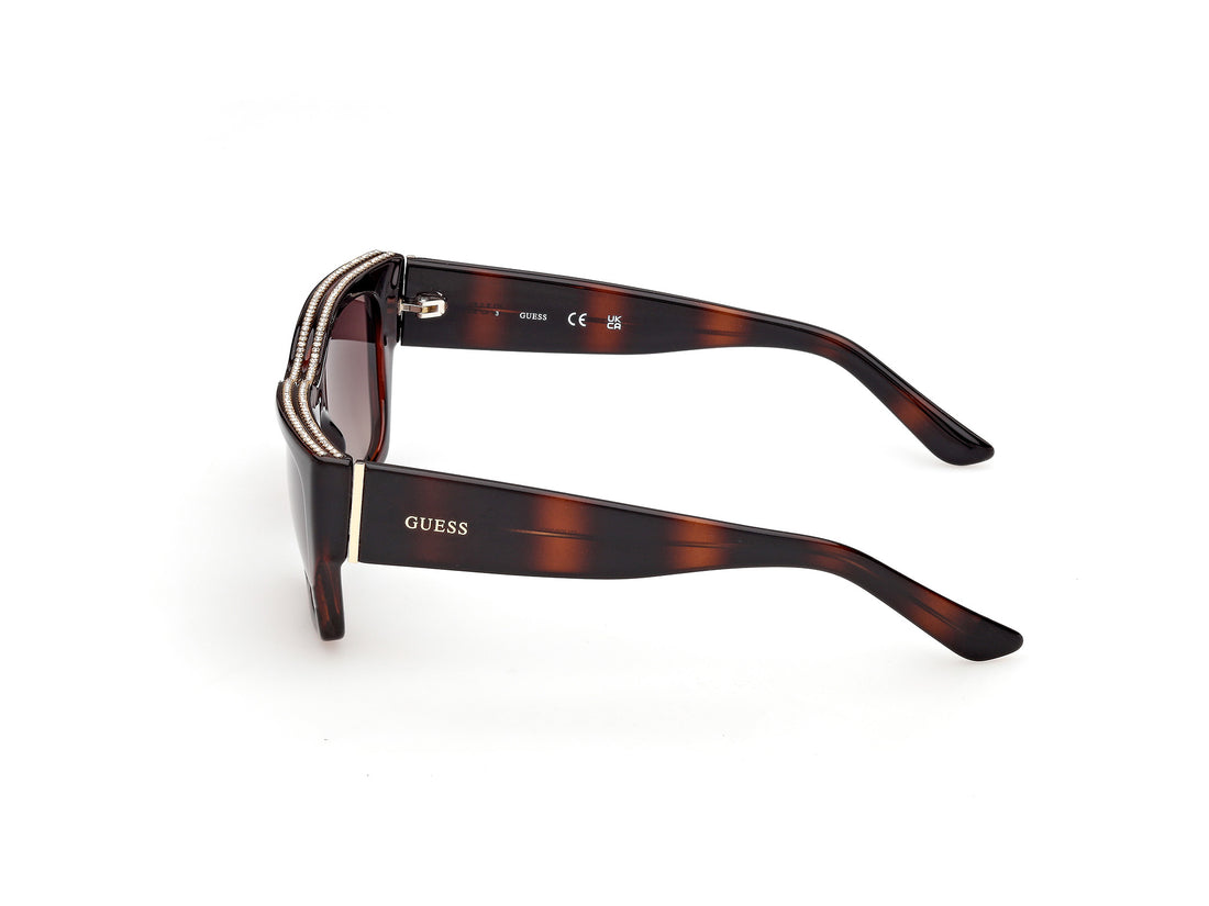 Occhiali da sole guess gu00293 52f havana rectangular femenino taglia 55mm - Vista dettagliata