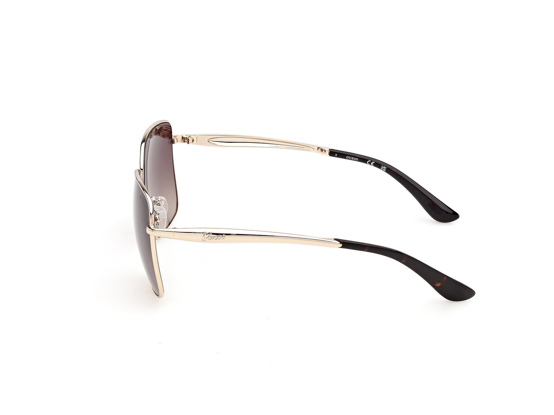 Óculos de sol guess gu00308 32f dorado square femenino tamanho 60mm - Vista de detalhe