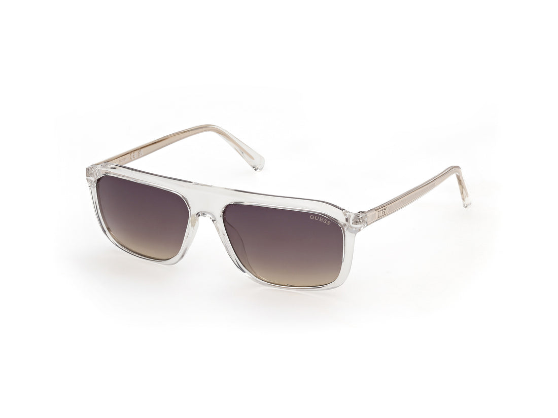 Óculos de sol guess gu00311 26b transparente rectangular masculino tamanho 57mm - Vista principal
