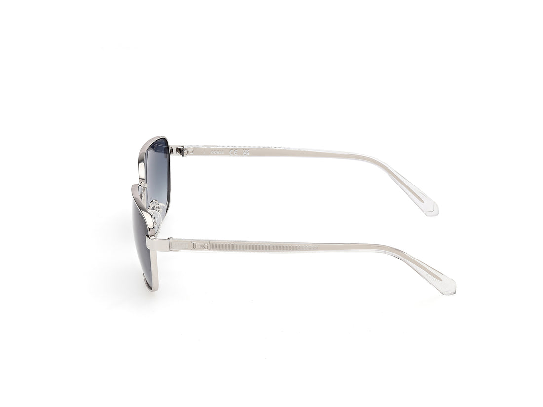 Óculos de sol guess gu00312 10w plateado rectangular masculino tamanho 58mm - Vista de detalhe