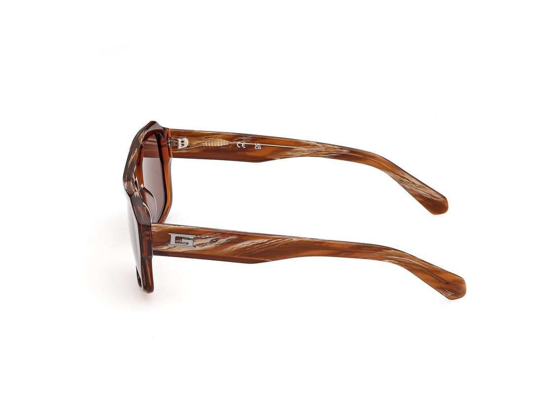 Solglasögon guess gu00367 48e marron square masculino storlek 56mm - Detaljvy