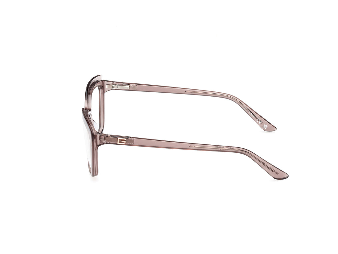 Occhiali da vista guess gu2977 059 beige square femenino taglia 49mm - Vista dettagliata