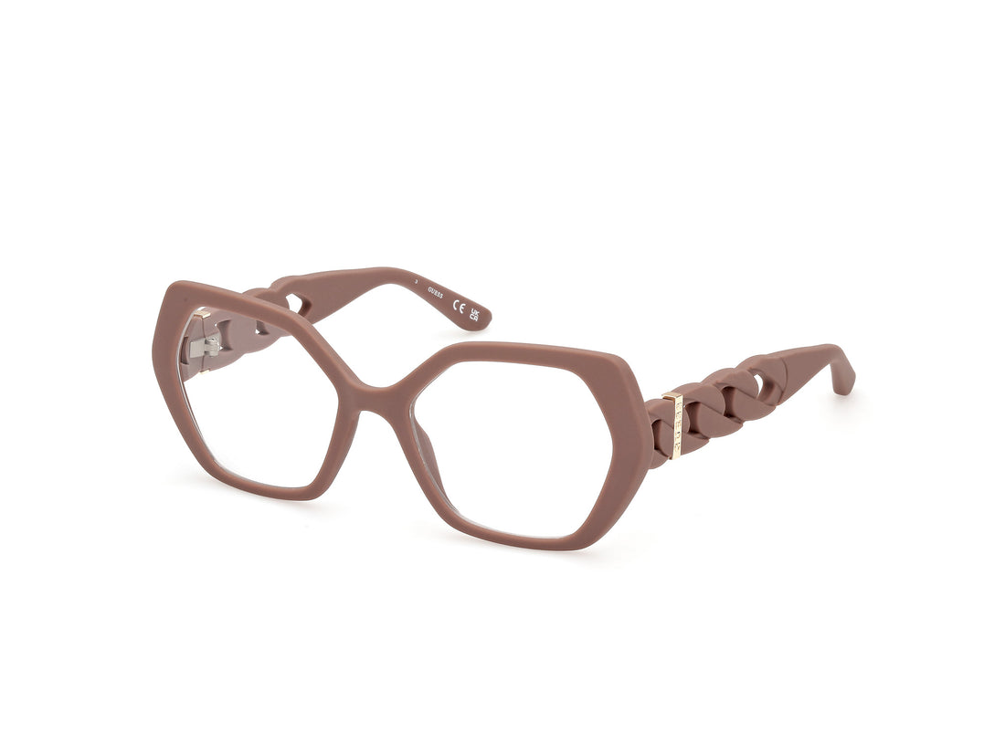 Occhiali da vista guess gu50116 058 beige femenino taglia 53mm - Vista principale
