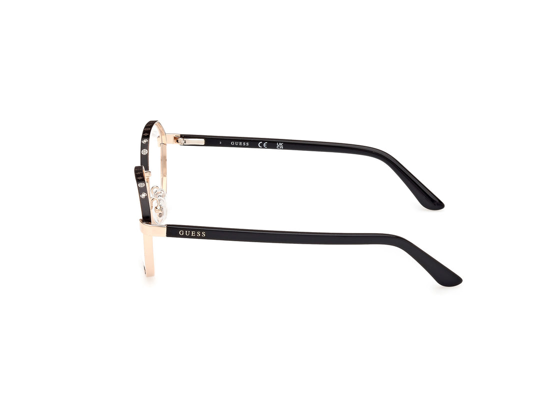 Occhiali da vista guess gu50124 005 negro femenino taglia 51mm - Vista dettagliata